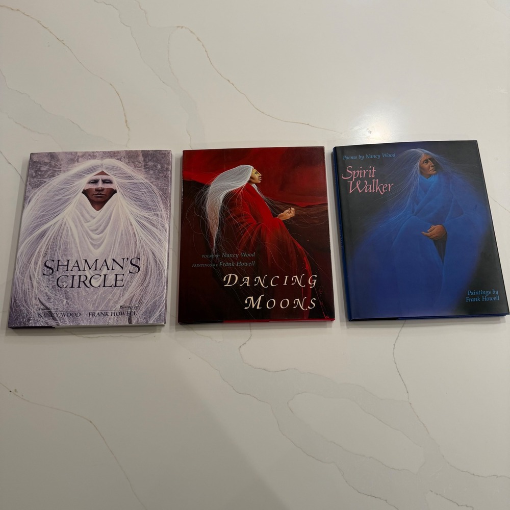 Nancy Wood Frank Howell 3 Book Set Shaman's Circle Dancing Moons Spirit Walker